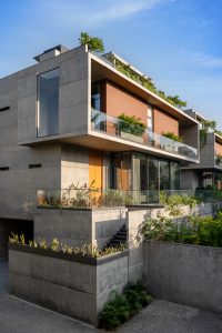 نمای بتنی مدرن