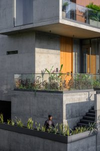 نمای بتنی مدرن