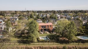 نمای آجری ویلا