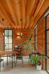 آجر و بتن در طراحی ساختمان مسکونی