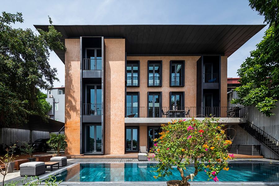 سبک مدرن و سنتی در ویلا