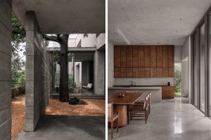 ساخت ویلا مدرن با نما بتن