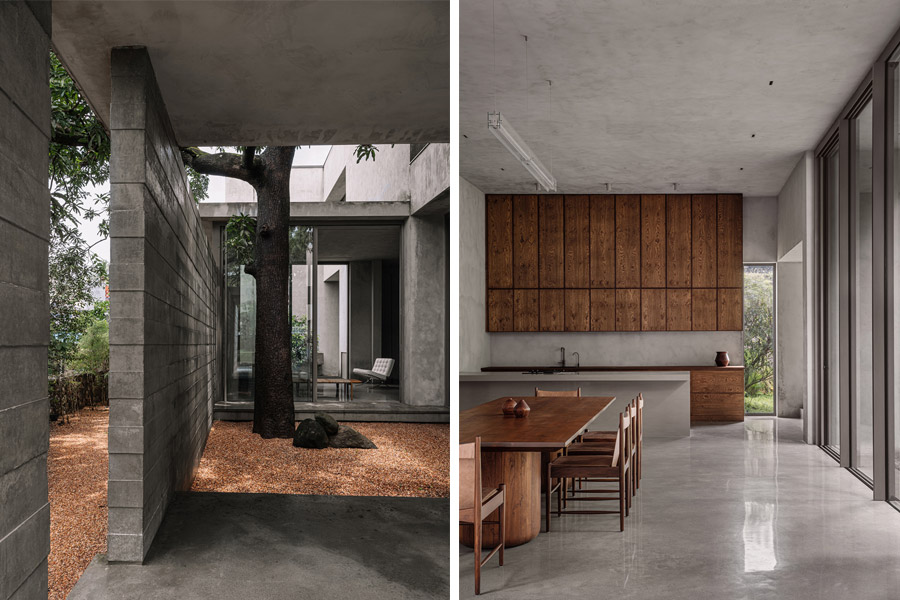 ساخت ویلا مدرن با نما بتن