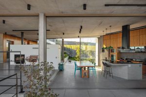 طراحی ویلا مدرن بتنی