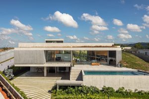 طراحی ویلا مدرن بتنی