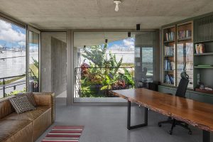 طراحی ویلا مدرن بتنی