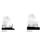 آجر در ساختمان مسکونی مدرن