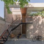 آجر در ساختمان مسکونی دوبلکس