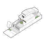 آجر در ساختمان مسکونی دوبلکس