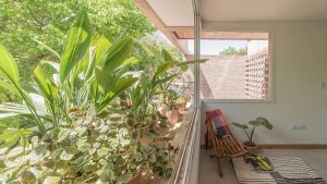 آجر در ساختمان مسکونی دوبلکس