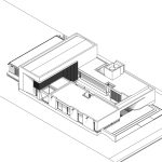 آجر در ساختمان ویلا مدرن