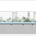 آجر در ساختمان ویلا مدرن