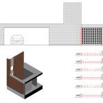 آجر در ساختمان ویلا مدرن