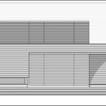 آجر در ساختمان ویلا مدرن