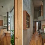 چوب و بتن در طراحی داخلی منزل