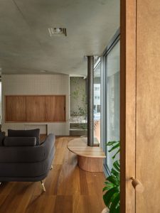 چوب و بتن در طراحی داخلی منزل