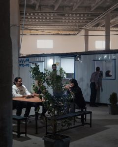 طراحی دفترکار موقت شرکت ساختمان سازی سورنا