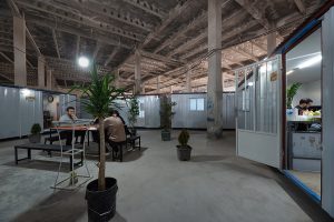 طراحی دفترکار موقت شرکت ساختمان سازی سورنا