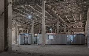 طراحی دفترکار موقت شرکت ساختمان سازی سورنا