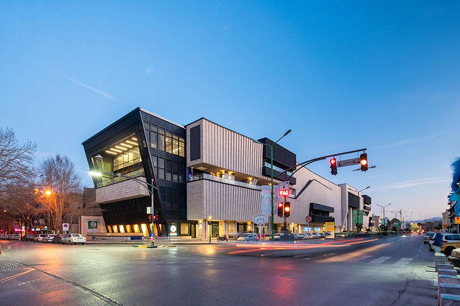 معماری مجتمع تجاری تفریحی سپهر