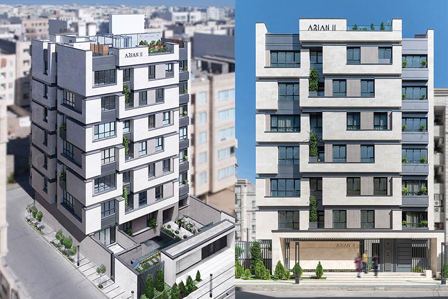 معماری ساختمان مسکونی یازده