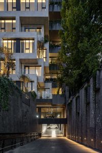 معماری ساختمان مسکونی بوتیک