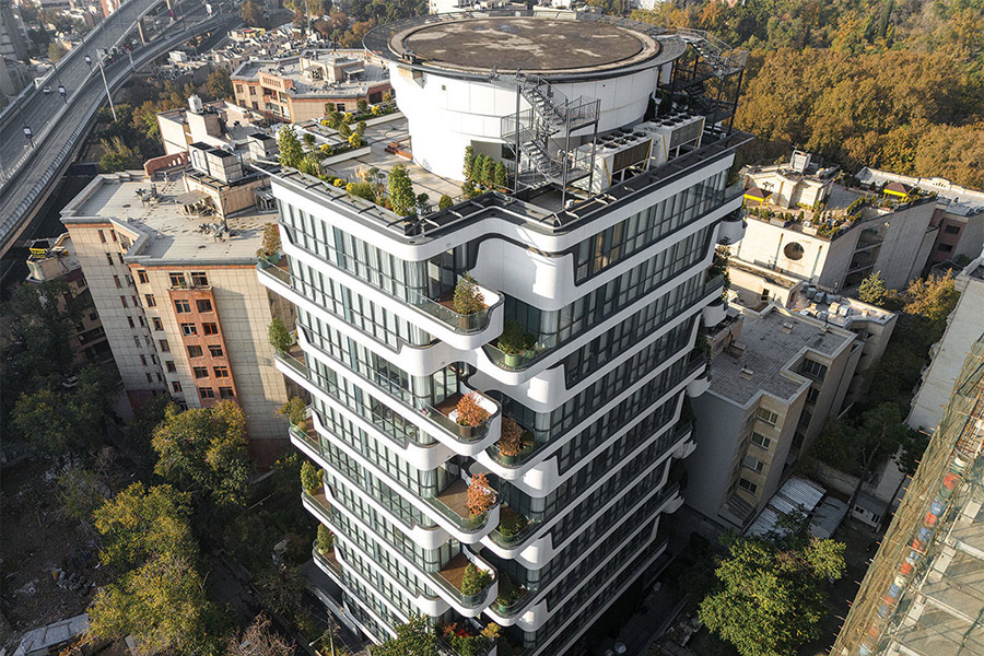 معماری مجتمع مسکونی چهارباغ دشتی