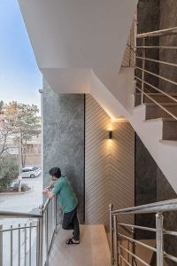 معماری خانه ای رو به پارک