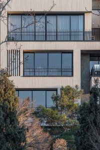 معماری خانه ای رو به پارک