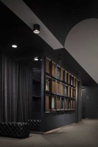 طراحی داخلی سالن پیرایش مردانه