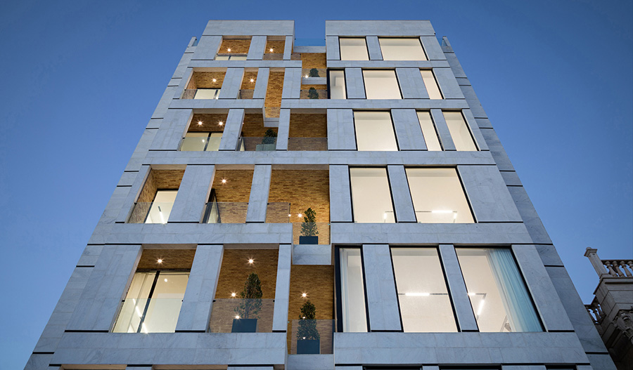 معماری ساختمان مسکونی بهار