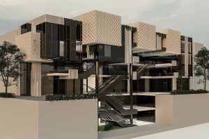 معماری ساختمان اداری تجاری شهر دیجیتال
