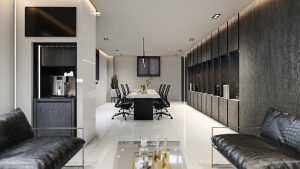 طراحی داخلی دفتر مرکزی کارخانه