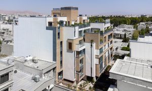 معماری مجتمع مسکونی باغ پی