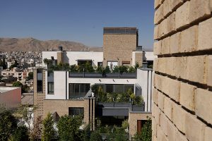 معماری مجتمع مسکونی باغ پی
