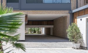 معماری مجتمع مسکونی باغ پی