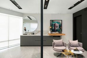طراحی کلینیک زیبایی درخشش خاموش